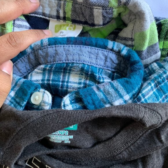 TODDLER BOY 2T MIXED LOT BUNDLE OF 6 HOODIE SHACKET PANTS SHIRTS - Picture 3 of 12